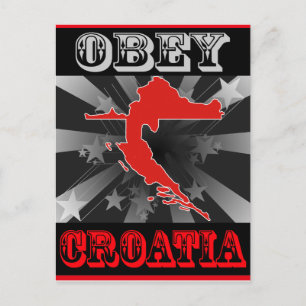 Obey Kroatien Vykort