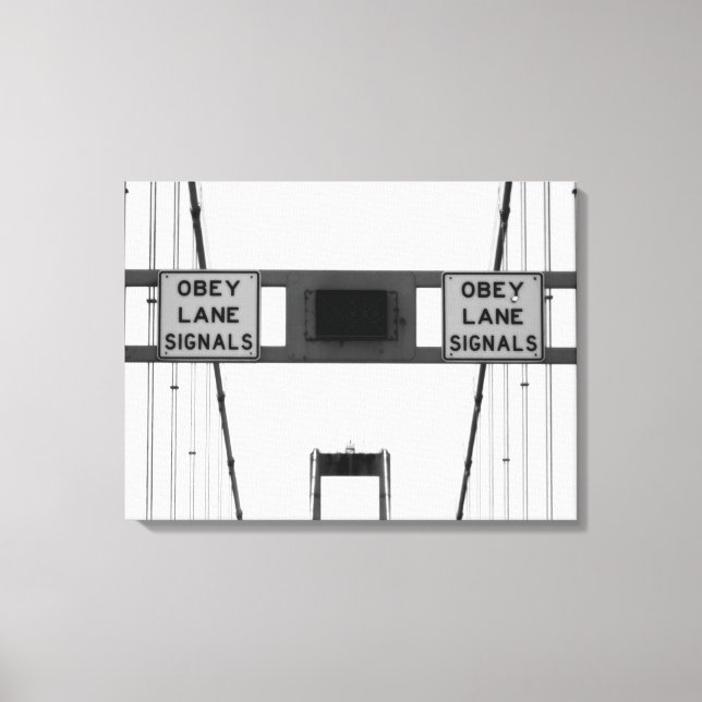 Obey Lane Signals Triptych Canvastryck (Framsida)