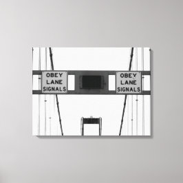 Obey Lane Signals Triptych Canvastryck