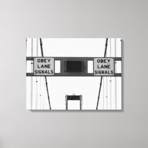 Obey Lane Signals Triptych Canvastryck