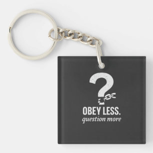 Obey Less. Fråga mer - Rebellig offertdesign