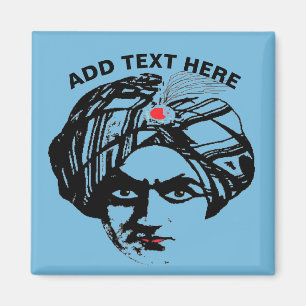 Obey Magician Ansikte Magnet