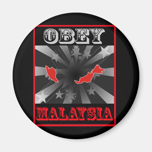 Obey Malaysia Magnet (Framsidan)