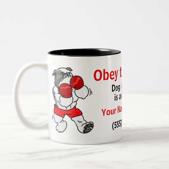 Obey, Master Personlig Trainer Mugg (Vänster)