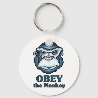 Obey Monkey Nyckelring