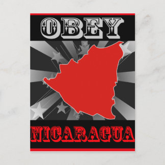 Obey Nicaragua Vykort