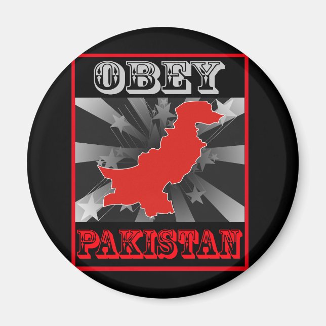 Obey Pakistan Magnet (Framsidan)