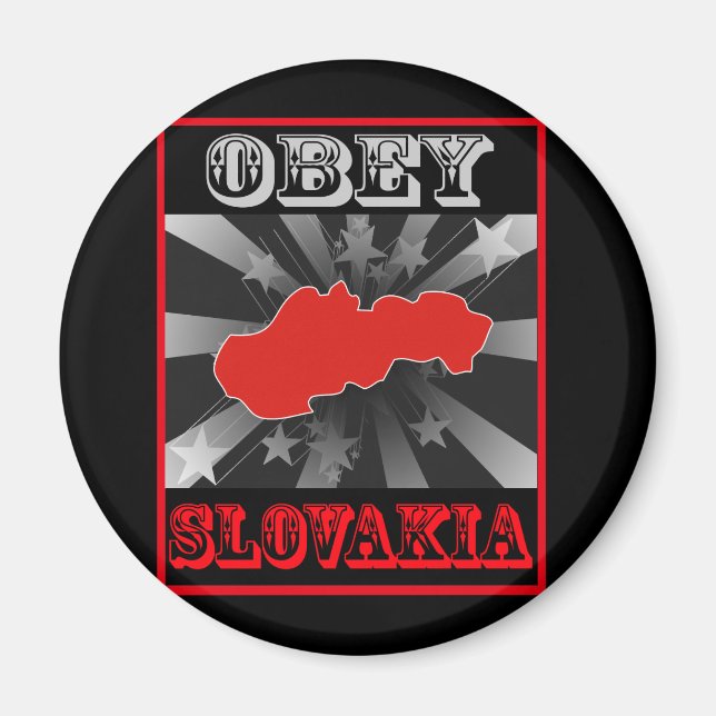 Obey Slovakia Magnet (Framsidan)