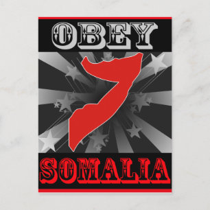 Obey Somalia Vykort