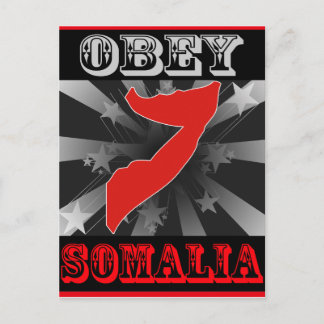 Obey Somalia Vykort