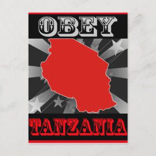 Obey Tanzania Vykort