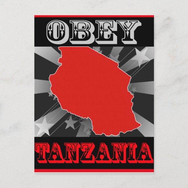 Obey Tanzania Vykort (Framsida)