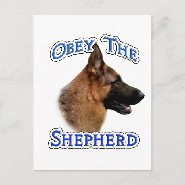 Obey Tyska shepherd Vykort (Framsida)