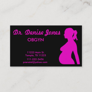 OBGYN-doktorvisitkort Visitkort