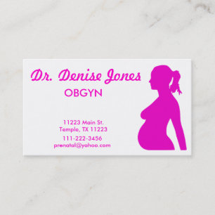 OBGYN-doktorvisitkort Visitkort