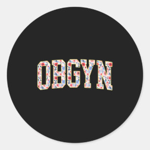 Obgyn - Förlossningssjuksköterska Ob-gyn Squad Rn Runt Klistermärke