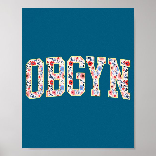 Obgyn - Labor And Delivery Nurse Ob-gyn Squad Rn N Poster (Framsidan)