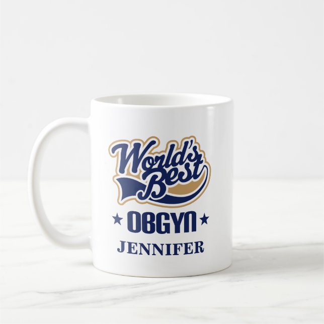 OBGYN-personlig mugggåva Kaffemugg (Vänster)