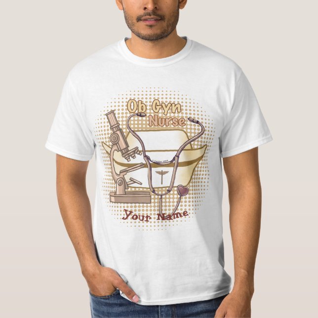 OBGyn Sjuksköterska t-shirt (Framsida)