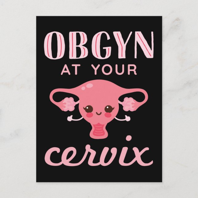 OBGYN vid Cervix Vykort (Framsida)