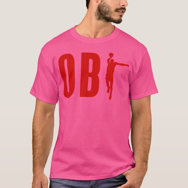 Obi Toppin - Dayton Basketball T Shirt (Framsida)
