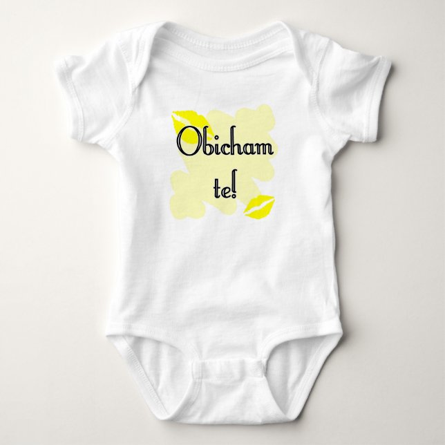 Obicham te! - Bulgar - jag älskar dig Tee Shirt (Framsida)