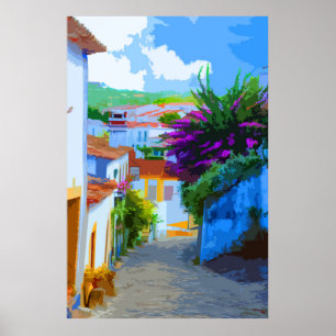 OBIDOS-, JUVELN AV PORTUGAL POSTER
