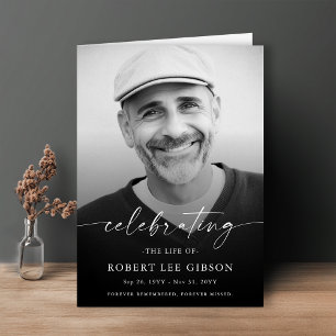 Obituary Order of Service Funeral Memorial Service Program