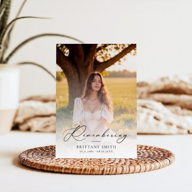 Obituary Order of Service Memorial Funeral Program (Skapare uppladdad)