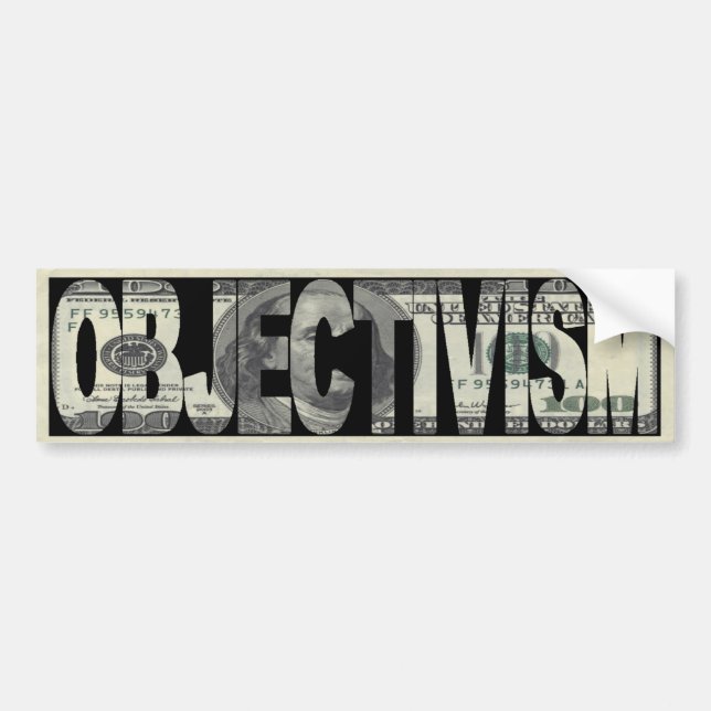 Objectivism Klistermärke (Framsidan)