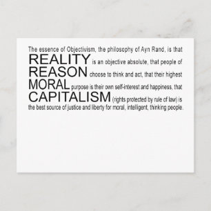 Objectivism Vykort