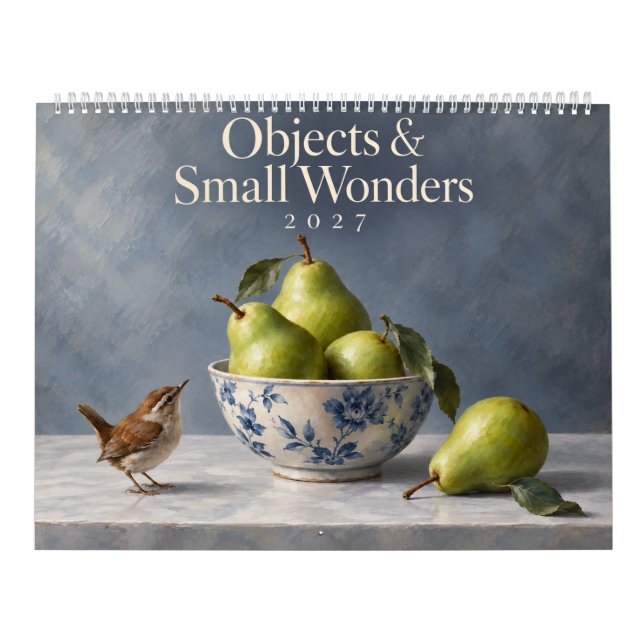 Objects & Small Wonders 2027 Stilleben Konstkalend Kalender (Omslag)
