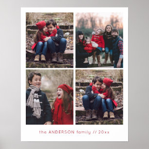 Objekt 4 Fotorutnät Poster