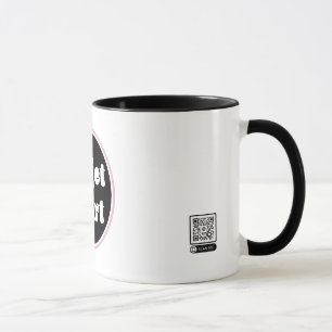 Objekt D'Art-Logotyp: Skannningsbar QR-kod Mugg