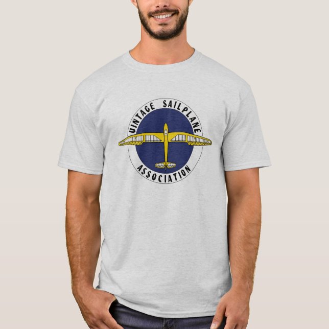 Objekt för vintageSailplane anslutning Tee (Framsida)