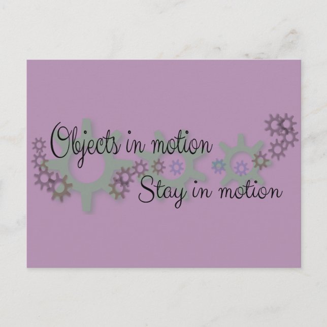 Objekt i Rörelse Vykort (Framsida)