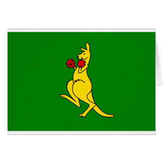 Objekt " s för boxningkängurusamlare hälsningskort