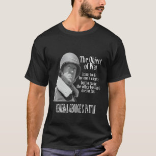 Objektet Krig - general George S. Patton T Shirt
