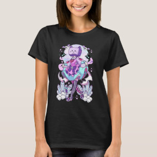 Objekthuvud Tv Cosplay Pastel Goth Neko Cat Crysta T Shirt