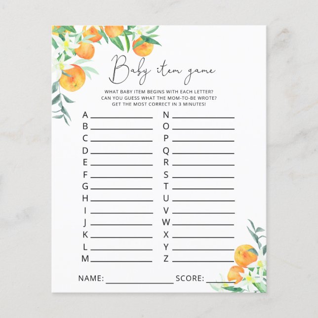 Objektspel för Cutie Baby. Barnstödsspel (Framsida)