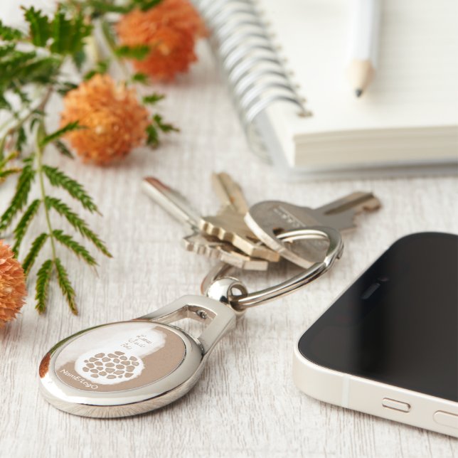 objet_11_lotus seed pod metall ovalt silverfärgad nyckelring (Sidan)