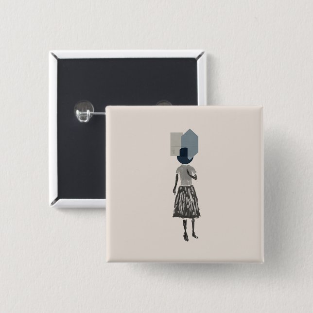 objet_14_une femme_1 knapp (Framsida & baksida)