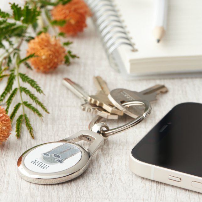 objet_2_regn-kontrollmätare metall ovalt silverfärgad nyckelring (Sidan)