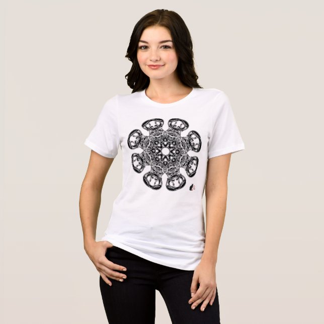 Objet d'art Octa Glyph T Shirt (Framsida Full)