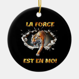 Objet pour animaux La Force est en toi Julgransprydnad Keramik