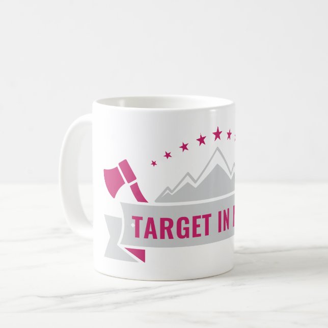 Objetivo en mente | Target in mind Kaffemugg (Framsida vänster)