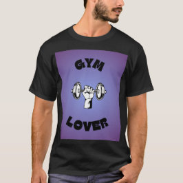 Oblekt styrka - svart gym T-Shirt