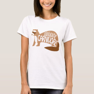 Obligate Carnivorekanelen/chokladvesslaskjortan Tee Shirt