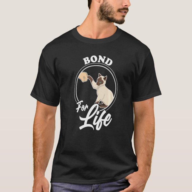 Obligation för Life Cat Pappa T Shirt (Framsida)