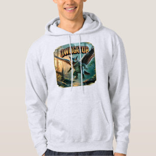 Obligator Illustration – Uggla Alligator Rolig Skr Hoodie